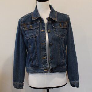 Relativity Jean Jacket Sz Petite Medium